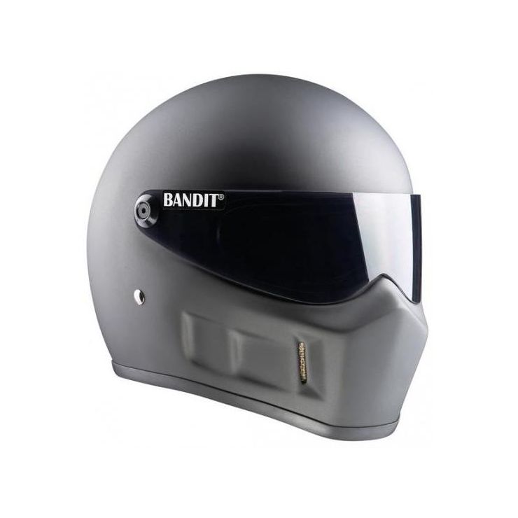 Bandit Super Street Motorcycle Helmet - Matt Black